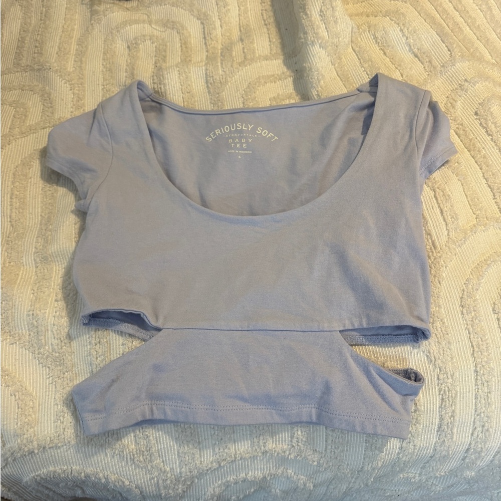 Aeropostale cut out cropped top